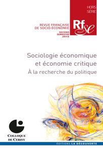 Sociologie conomique et conomie critique